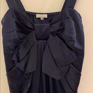 Beautiful Navy Silk Dress